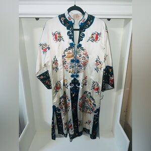 Elegant Floral Traditional Embroidered Dress